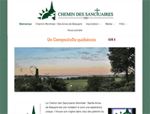 Tablet Screenshot of chemindessanctuaires.org